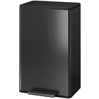 45L Kitchen Bin, Pedal Bin with Soft-Close and Stay-Open Lid, Removable Inner Bucket, Odor Control for Kitchen, Office