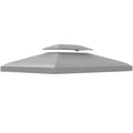 Gazebo Roof Replacement, for 3 x 4m Frames - Light Grey