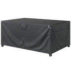 Schutzhülle für Gartenmöbel Winterfest Wasserdicht Winddicht Anti-UV Abdeckplane 420D Oxford Gewebe 180x120x74cm Schwarz