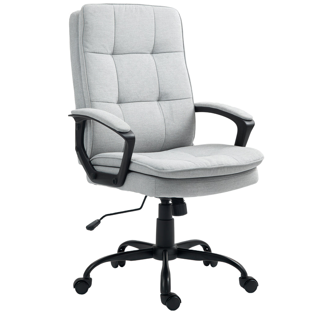 B¨¹rostuhl, Schreibtischstuhl, Kippfunktion, h?henverstellbar, bis 120 kg, Grau