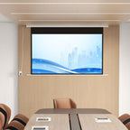 Beamer-Leinwand, Projektionsleinwand, 16:9, 84 Zoll, Fernbedienung, Motor