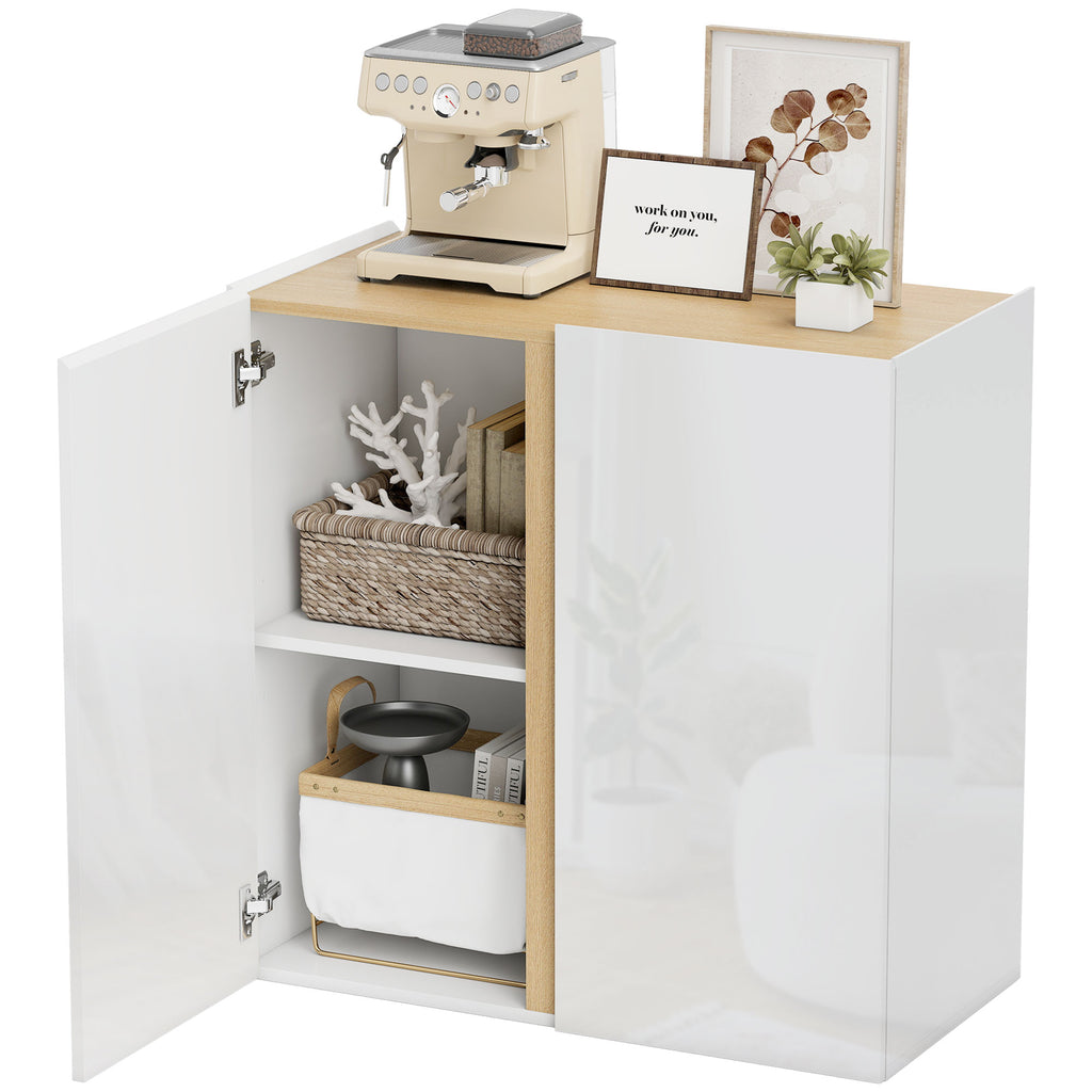 Kommode, Sideboard mit Soft-Close-T¨¹ren, anpassbares Regal, f¨¹r Wohnzimmer, K¨¹che, Esszimmer, Wei?