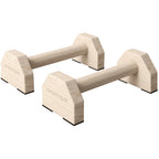 Wooden Parralletes Bars, Push Up Handles with Non-Slip Base, Calisthenics Equipment, for Home Gym, Training
