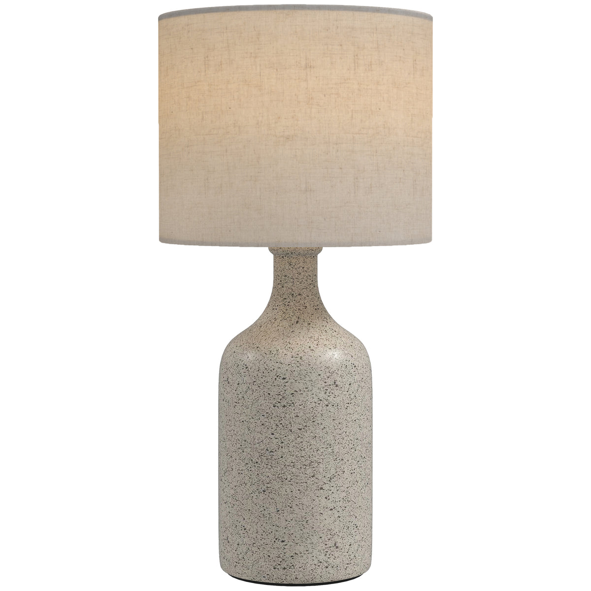 Tischlampe Tischleuchte Vintage Keramiksockel Sandfarben+Beige