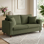 2-Sitzer-Sofa, 170 cm Couch mit Kord-Optik, Breite, Tiefe Sitzfläche