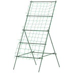 Rankgitter aus Stahl zum Stecken rostfrei Rankhilfe in A-Form f¨¹r Kletterpflanzen 101x133x227 cm Gr¨¹n