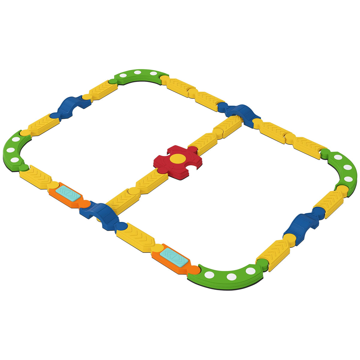 Balancebalken f¨¹r Kinder, interaktives Gestell, rutschfest, Kunststoff, Bunt