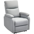 Recliner-Sessel, Entspannungssessel mit verstellbarer R¨¹ckenlehne, Fu?st¨¹tze, Polstersessel f¨¹r Wohnzimmer, Grau