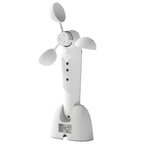 Sonnensensor Elektrischer Windsensor Wetterstation Außensensor Windwächter 22 x 11 x 9 cm Weiß