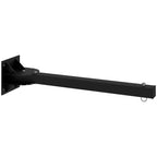 Boxsackhalterung, Wandmontage, 9 Winkel, Stahl, bis 100 kg, Schwarz