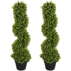 2er-Set Dekorative Pflanze, Kunstpflanzen in T?pfen, K¨¹nstliche Pflanzen f¨¹r Zuhause, Indoor, Outdoor, 90 cm, Gr¨¹n