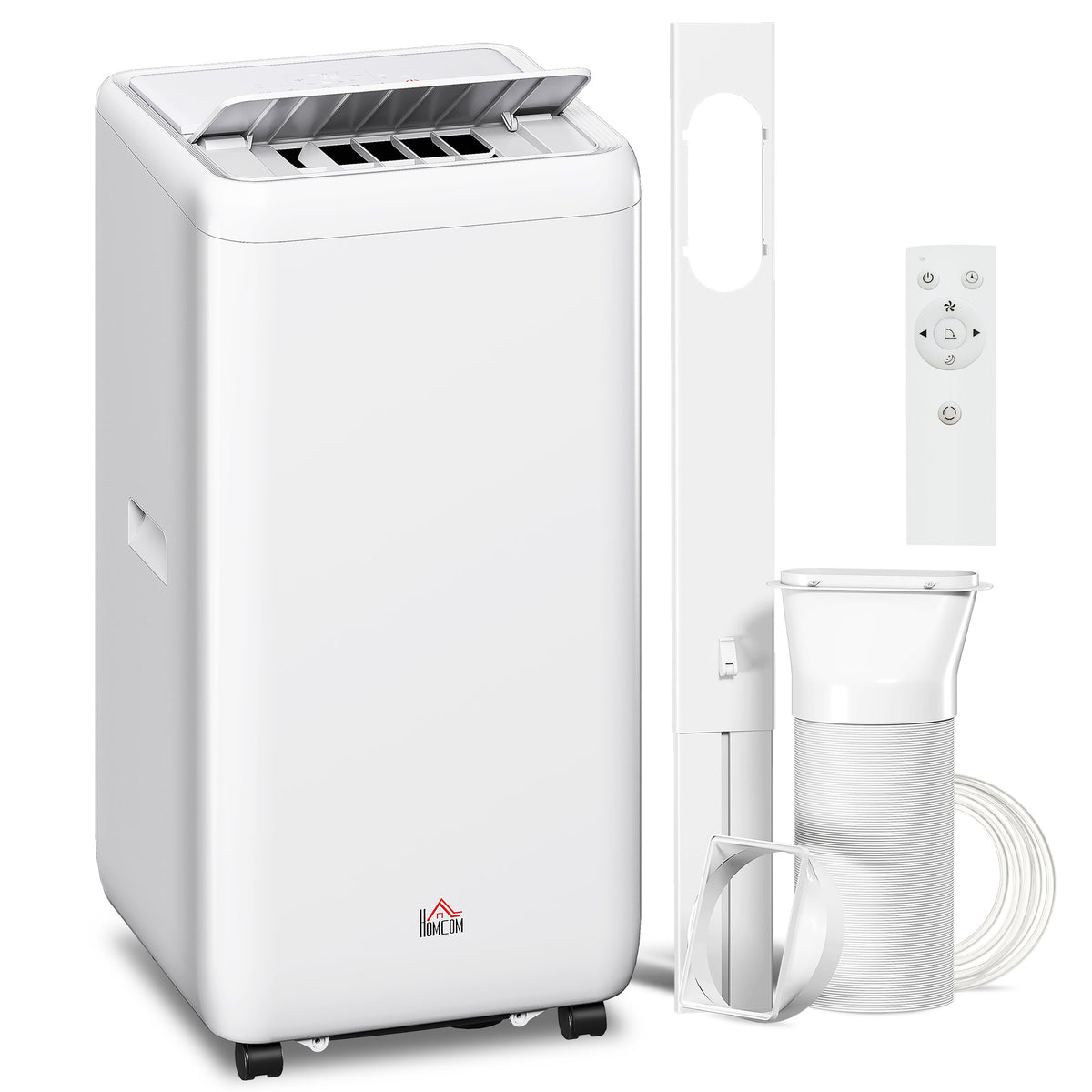 Mobiles Klimagerät mit Abluftschlauch 12000 BTU 3,5 kW, 5-in-1, 24h-Timer, Fernbedienung bis 35㎡