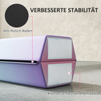 236 cm Klappbarer Schwebebalken für Jugendliche 80kg Bunt