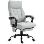 B¨¹rostuhl mit Massagefunktion & Heizfunktion, Fu?st¨¹tze, bis 120 kg, Grau