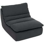 Schaumstoff-Bodensessel, Liegesessel, Lounge-Sessel f¨¹r Wohnzimmer, Schlafzimmer, Grau