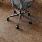 Chair Mat for Hard Floors, 90 x 120 cm Non-Slip Transparent Floor Mats for Wood/Tile Protection, Office & Home