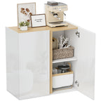Kommode, Sideboard mit Soft-Close-T¨¹ren, anpassbares Regal, f¨¹r Wohnzimmer, K¨¹che, Esszimmer, Wei?