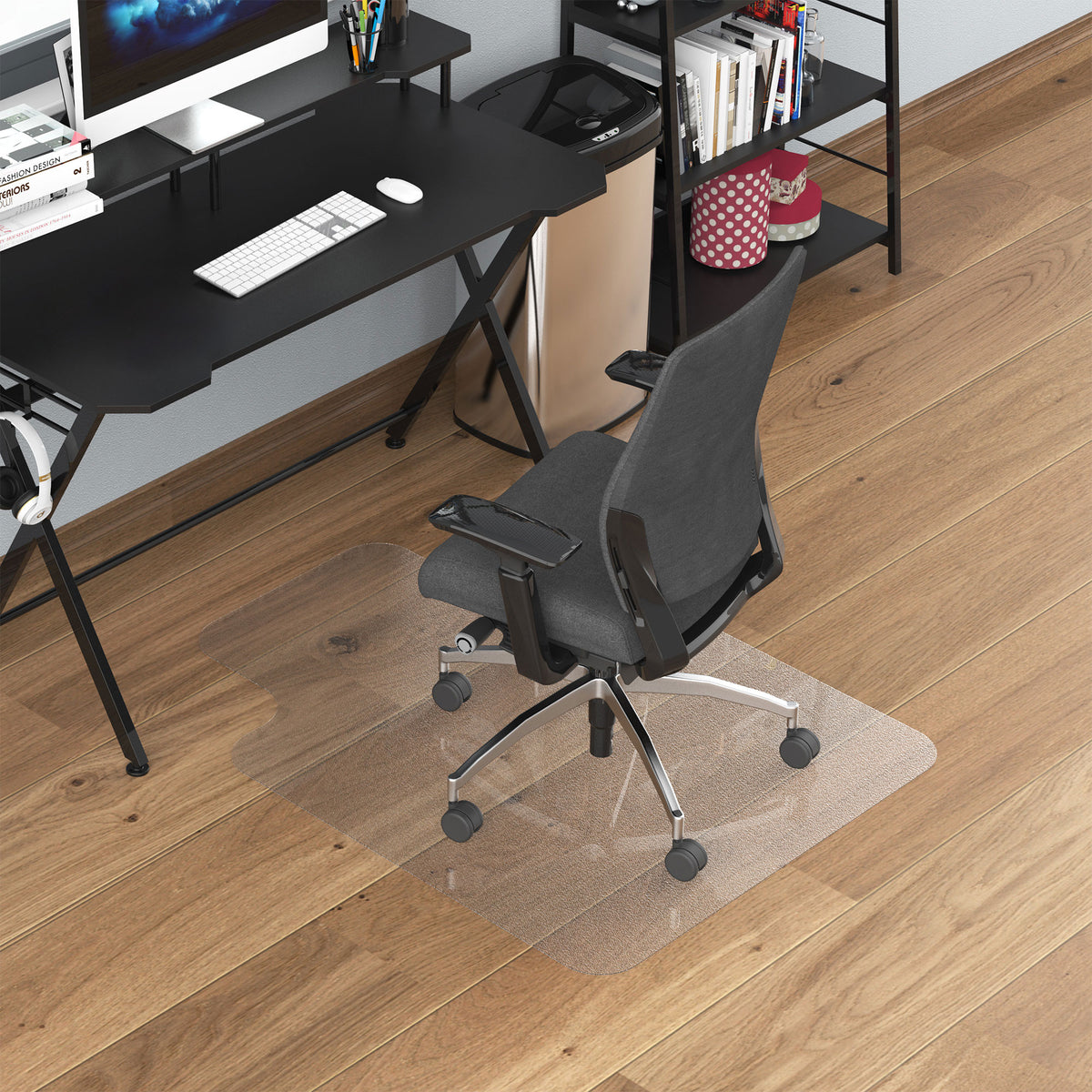 Office Hard Wood Floor Protector Chair Mat Non Slip Chairmat Frosted lipped