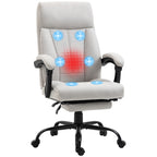 Massage-B¨¹rostuhl B¨¹rostuhl Computerstuhl, Lendenheizung, Neigungsfunktion, Hellgrau