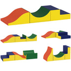 3-teiliges Kletter- und Krabbelset f¨¹r Kleinkinder, Kunstleder, Schaumstoff, Gelb
