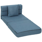 Schlafsessel Relaxsessel Gästebett. abnehmbarer Bezug, 70 cm x 70 cm x 61 cm, Dunkelblau