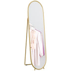 Two-Way Curved Full Length Mirror - Gold Tone