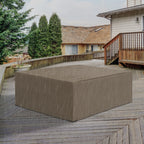 600D Oxford Patio Garden Furniture Dining Table Chair Set Cover Water Protector Waterproof Anti-UV – Beige