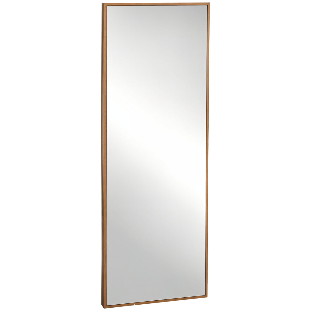 Wandspiegel, hoch, Kiefernholzrahmen, 45L x 125H x 4,8T cm