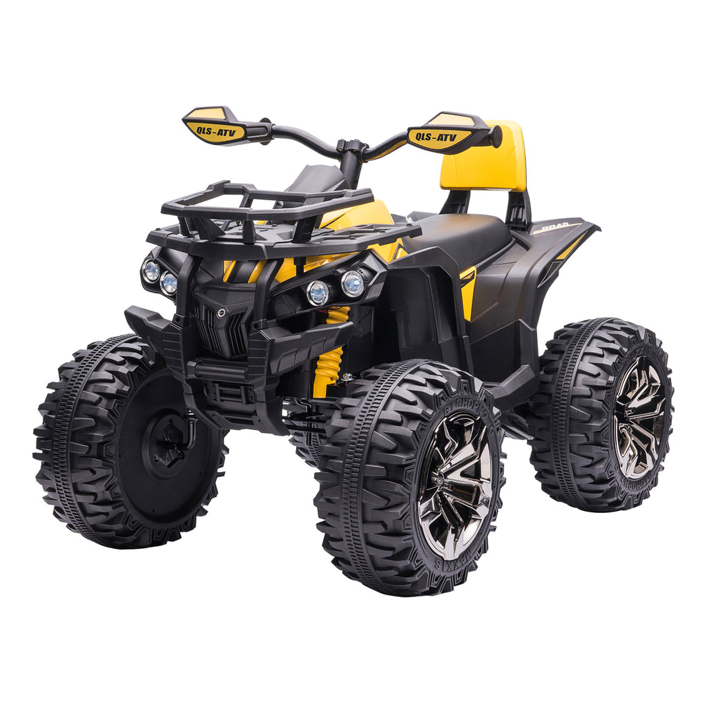 Elektro-Kinderquad, 3-8 km/h, 45 Min. Betriebszeit, LED-Scheinwerfer, Musikplayer mit USB, für Kinder 3 bis 5 Jahre