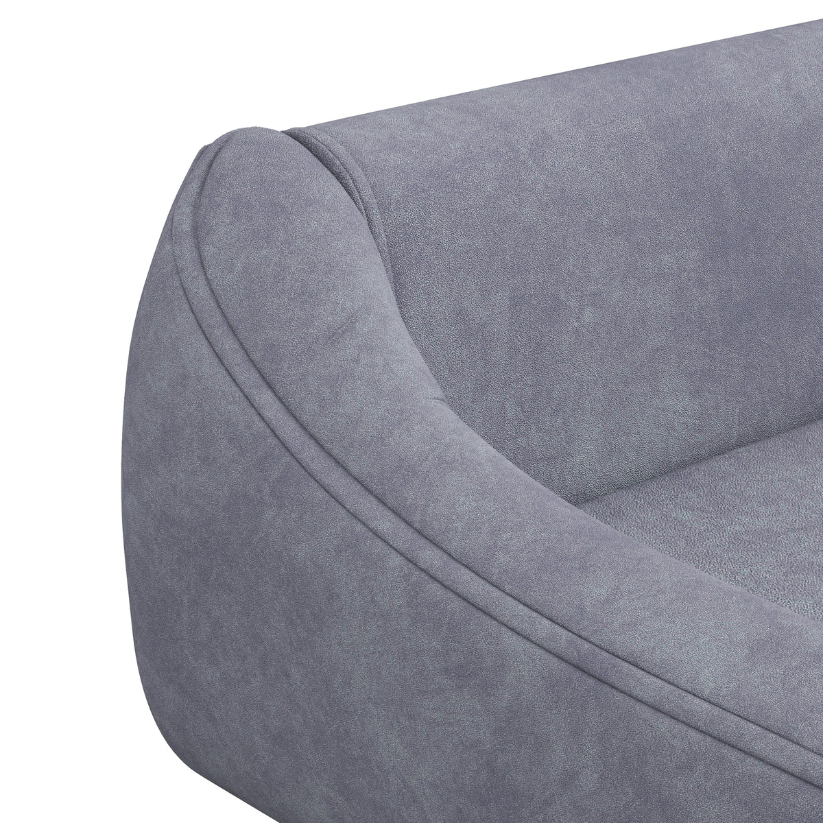 Haustiersofa Hundesofa, Skandidesign, abnehmbares Polster, Samtoptik, 102 cm x 58,5 cm x 42,5 cm, Grau + Natur