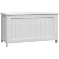 Aufbewahrungsbox Aufbewahrunskiste Spielzeugtruhe, MDF, 2 Griffe, 81 x 40 x 46 cm, Wei?