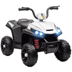 Elektro-Kinderquad, Licht & Musik, Federung, 5 km/h, 50 Min. Fahrzeit, f¨¹r 3-5 Jahre, Wei?