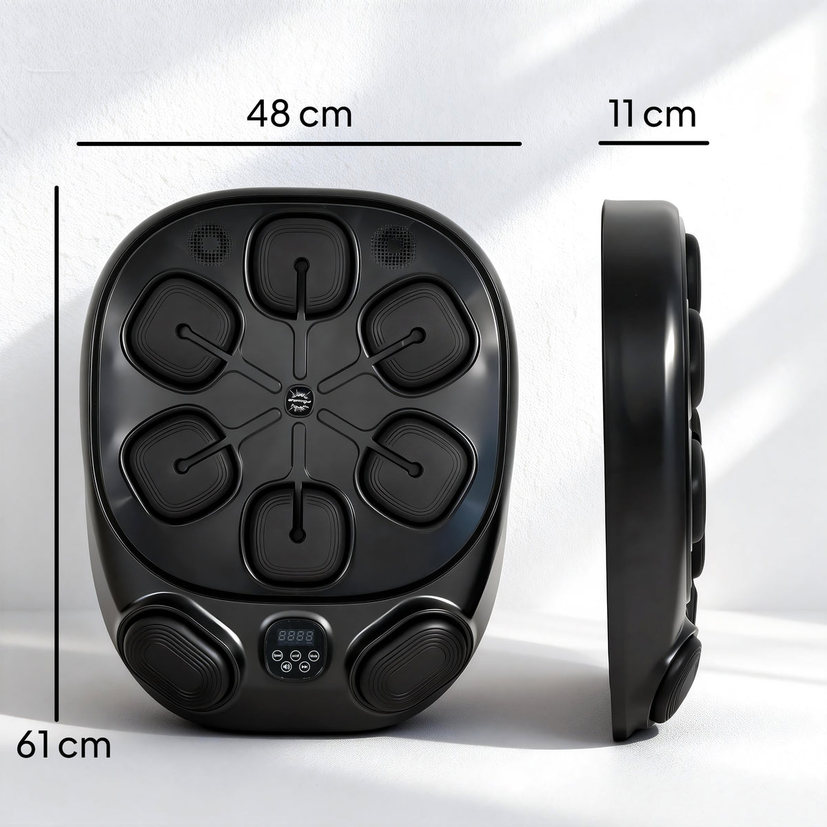Music Boxing Machine, elektronische LED Boxmaschine mit Doppel Schlagzonen Bluetooth Handschuhen 9 Geschwindigkeit