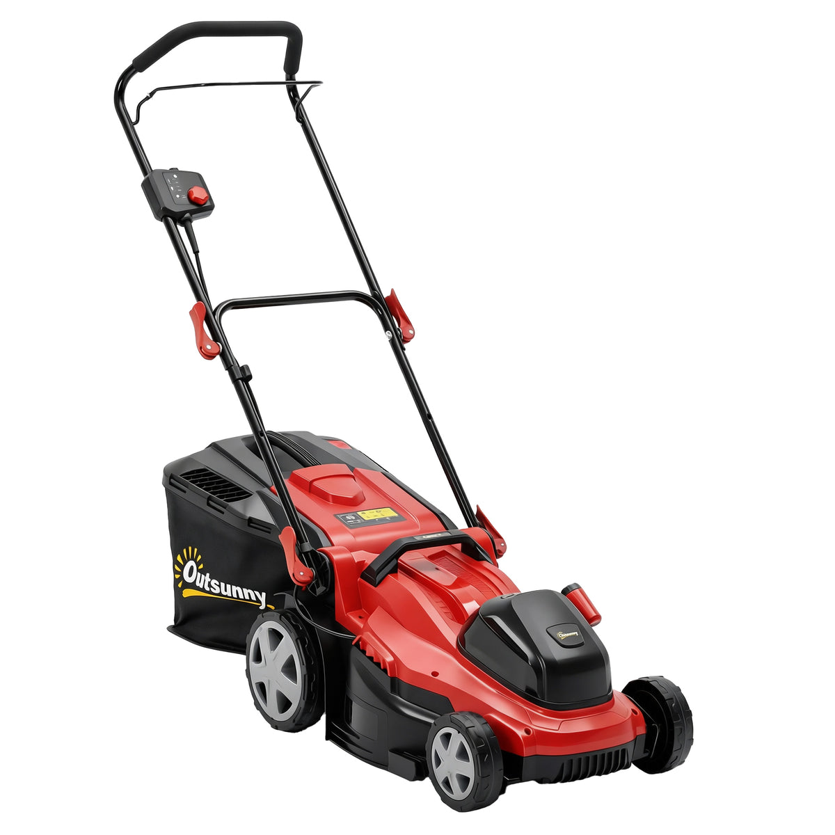 Elektro Rasenmäher 800 W 40 cm Schnittbreite mit 45L Fangkorb