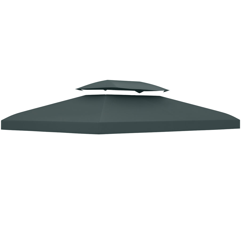 Gazebo Roof Replacement, for 3 x 4m Frames - Grey