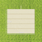 Retractable Pergola Cover, 2.55 x 2.5 m Replacement Canopy Fabric for 3 x 3 m Frame, Roof Top Only, Cream White