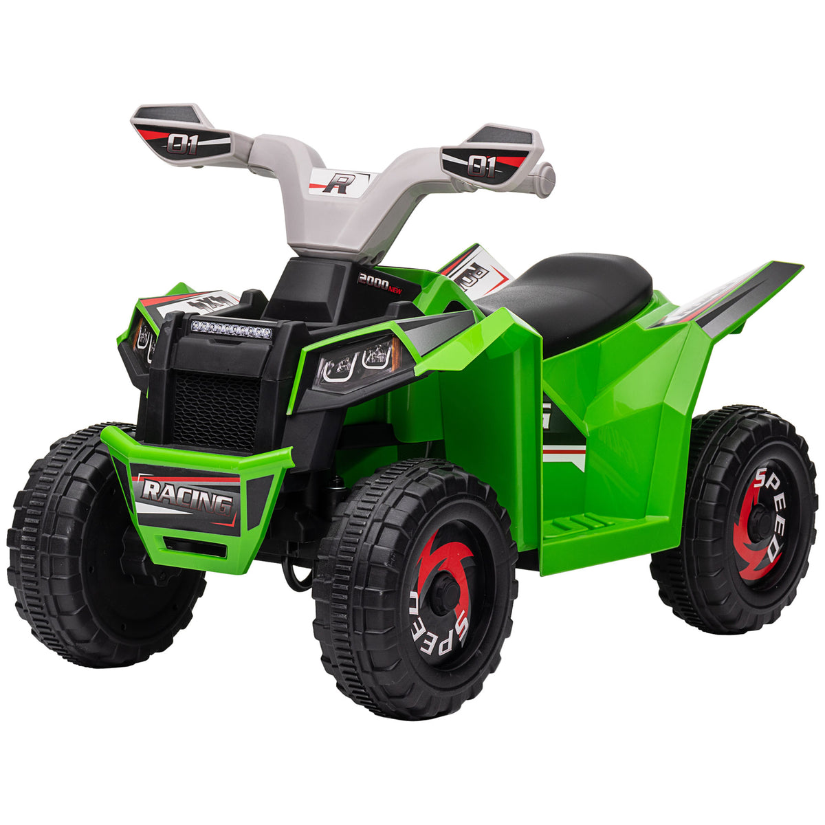 Elektro-Kinderquad, 2,5 km/h, Vorw?rts- & R¨¹ckw?rtsgang, f¨¹r 18-36 Monate, Gr¨¹n