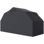 Motorrad Abdeckplane Faltbar Outdoor Motorradabdeckung Wasserdicht Winterfest XXL 345cmx135cmx191cm Schwarz