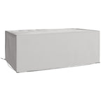 Schutzhülle für Gartenmöbel Winterfest Wasserdicht Abdeckung Anti-UV Abdeckplane 600D Oxford 210 x 140 x 80 cm Grau