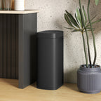 50L Sensor Bin, Automatic Kitchen Bin, Manual Override, Battery Operated, Inner-Bucket-Free, for Kitchen, Bedroom, Black