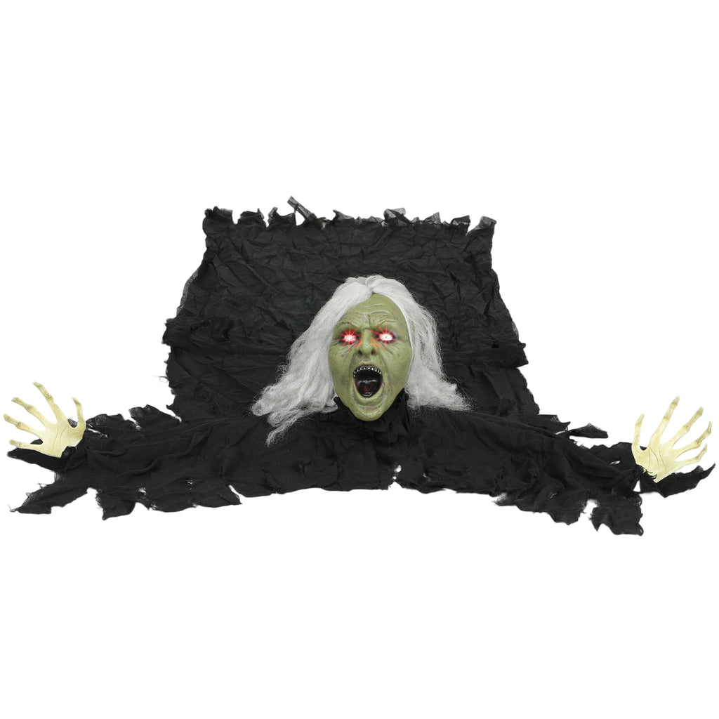 183cm Halloween Dekoration Halloween Zombie-Alte mit LED-Lichter, Soundfunktion, für Party