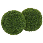 2er-Set Buchsbaumkugel, K¨¹nstliche Pflanzen, Zimmerpflanze mit UV-Schutz, Deko-Pflanze, f¨¹r Indoor, Outdoor, Gr¨¹n