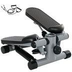Mini Stepper, Compact Step Machine Exerciser for Home Workouts, with Resistance Bands, LCD Monitor, Non-Slip Pedals