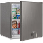 Mini-Gefrierschrank 35 L Gefrierbox elektrisch freistehend 161 W Mini Gefriertruhe 47 x 44,2 x 48,8 cm Grau