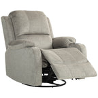 Relaxsessel mit Fu?st¨¹tze und Liegefunktion, inkl. Getr?nkehalter, bis 150 kg, Braun