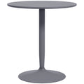 75H x Φ70cm Two-Person Minimalistic Dining Table - Grey