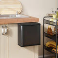 8L Hanging Kitchen Bin, Rubbish bin with Lid and Removable Inner Bucket for Kitchen Cabinet Door, Under Sink, Office