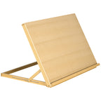 Tischstaffelei Klappbar 75,8x51cm Verstellbar Sitzstaffelei aus Buchenholz