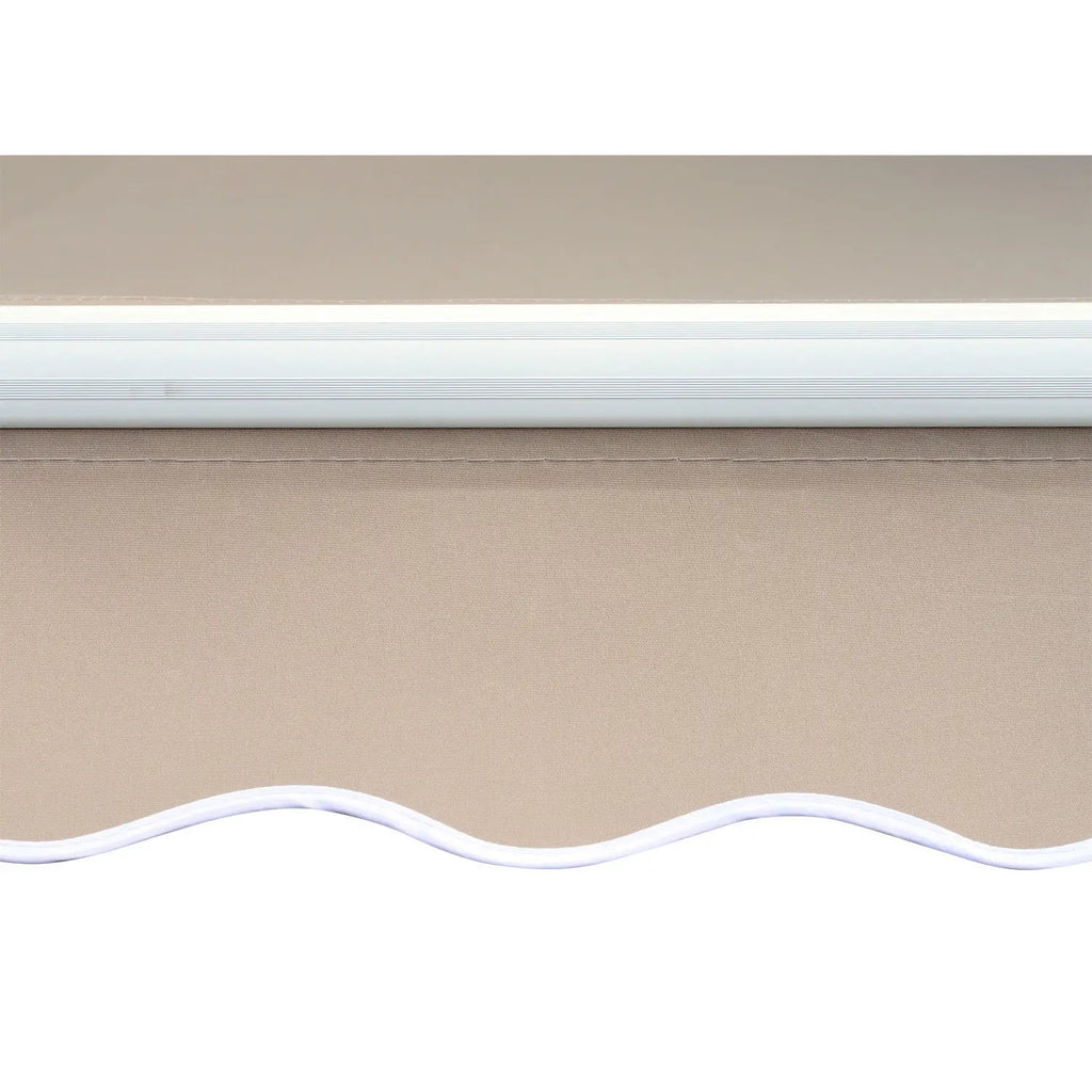 Markise Alu-Markise Gelenkarmmarkise Markise 3m breit Balkon Markise Sonnenschutz Balkon Beige 