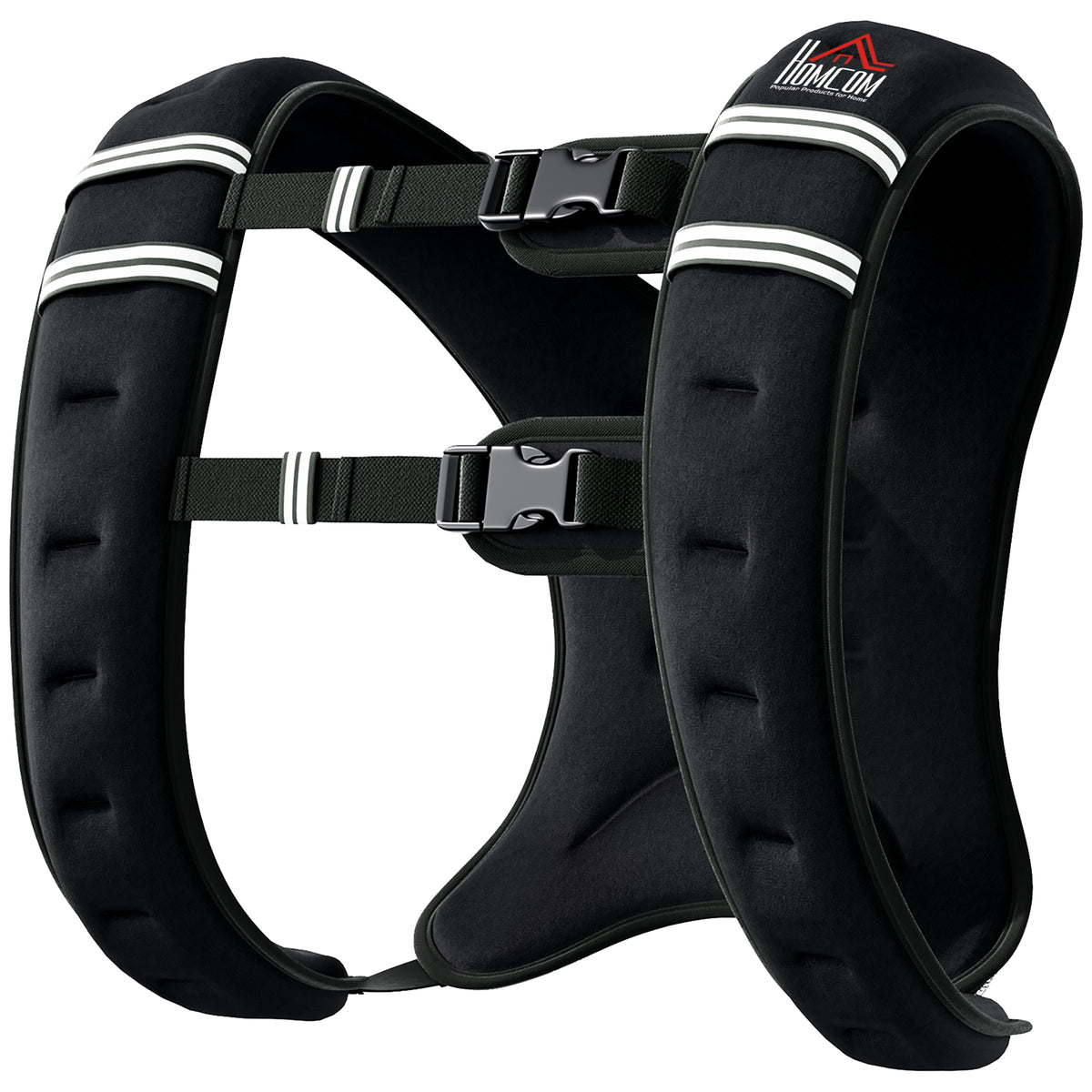 10KG Weighted Vest, Running Weight Vest with Adjustable Strap, Convenient Pocket and Reflective Strips for Men and Women